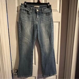 Levis 529 Curvy Bootcut Jeans Womens Sz 4 Med Wash‎ Mid Rise Classic Blue Denim